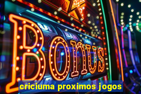 criciuma proximos jogos